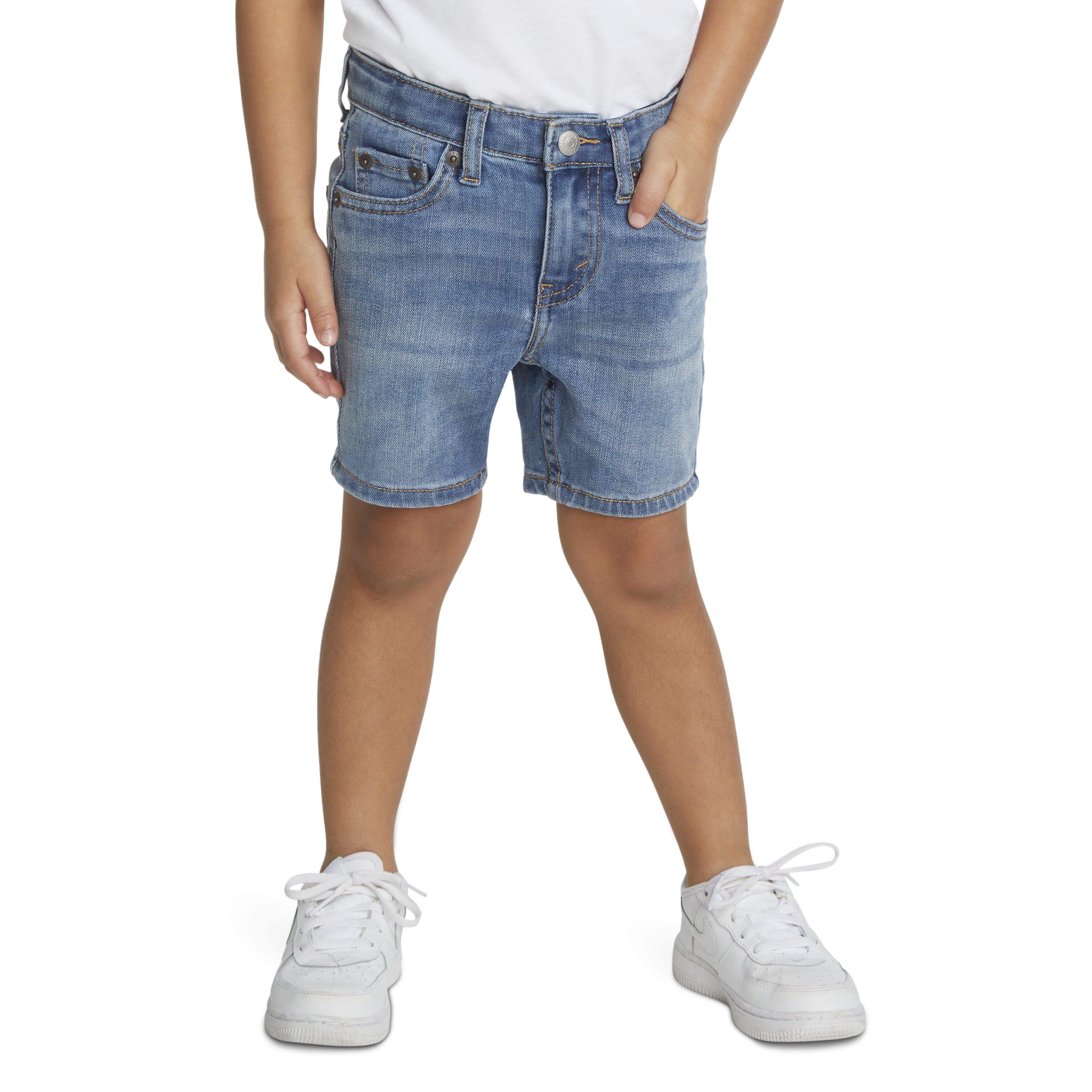 Levi's Toddler Boys' Performance 511 Slim Fit Lt Wash Lt Blue Denim Shorts - LT BLUE